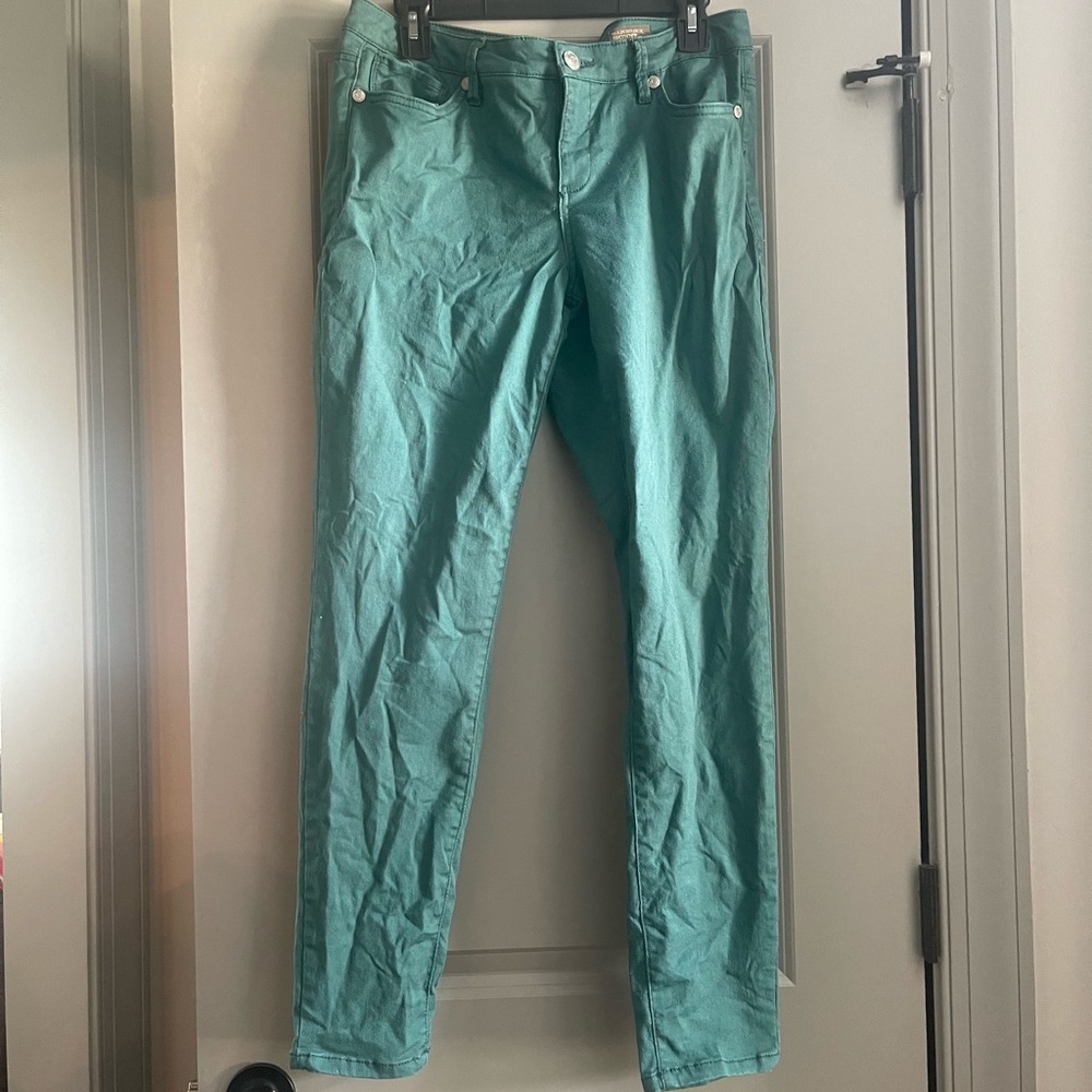 Nine West Vintage America green jeans size 8